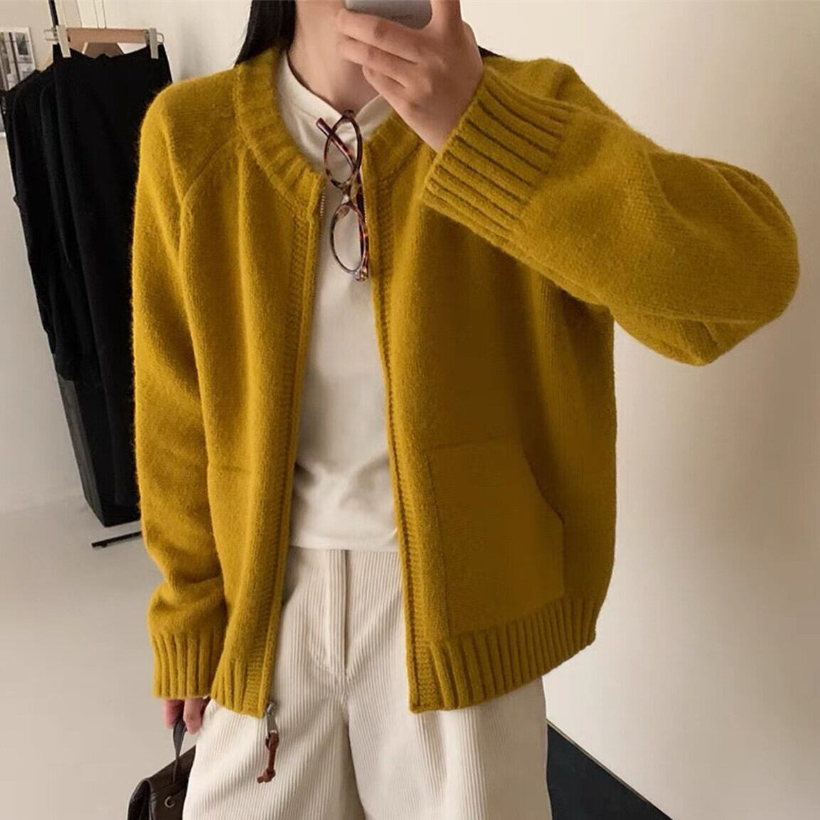 【outer】ニットカーデ　M29041