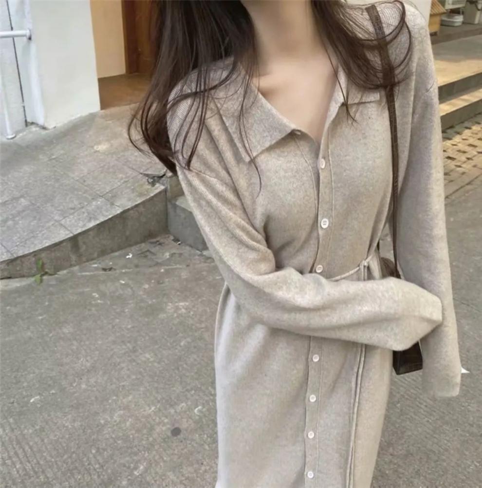 【dress】ニットワンピース　M19150