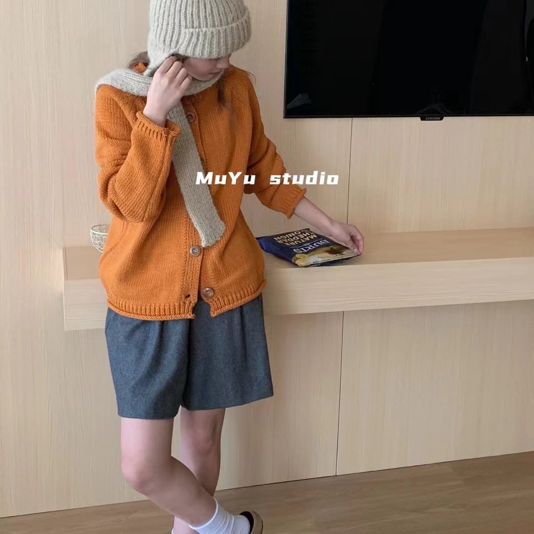 【outer】ニットカーデ　M25795