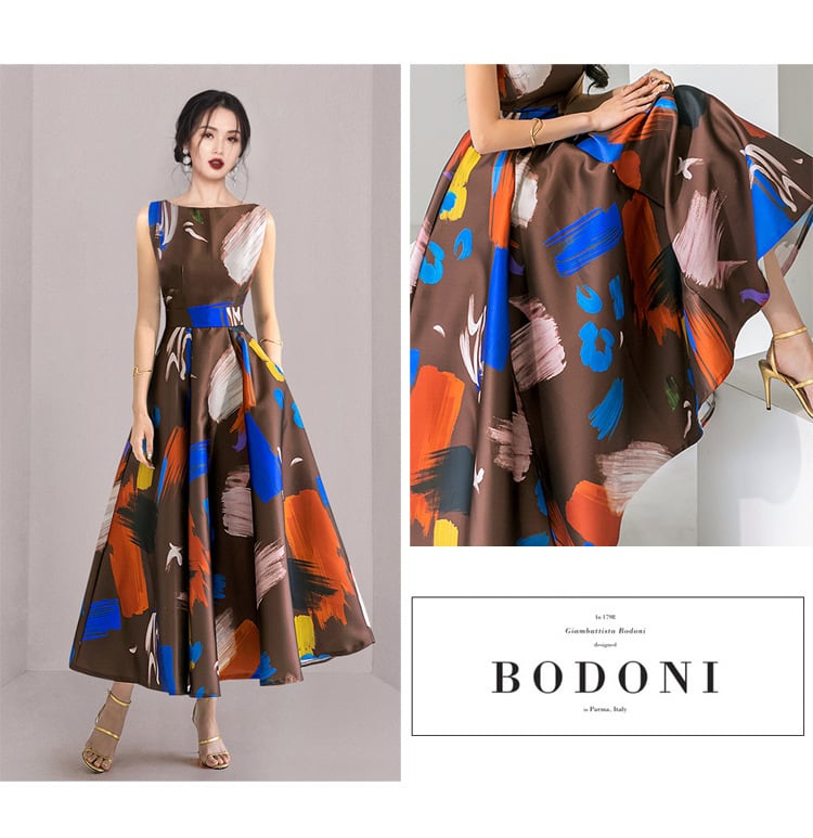【dress】プリントワンピース　M24592