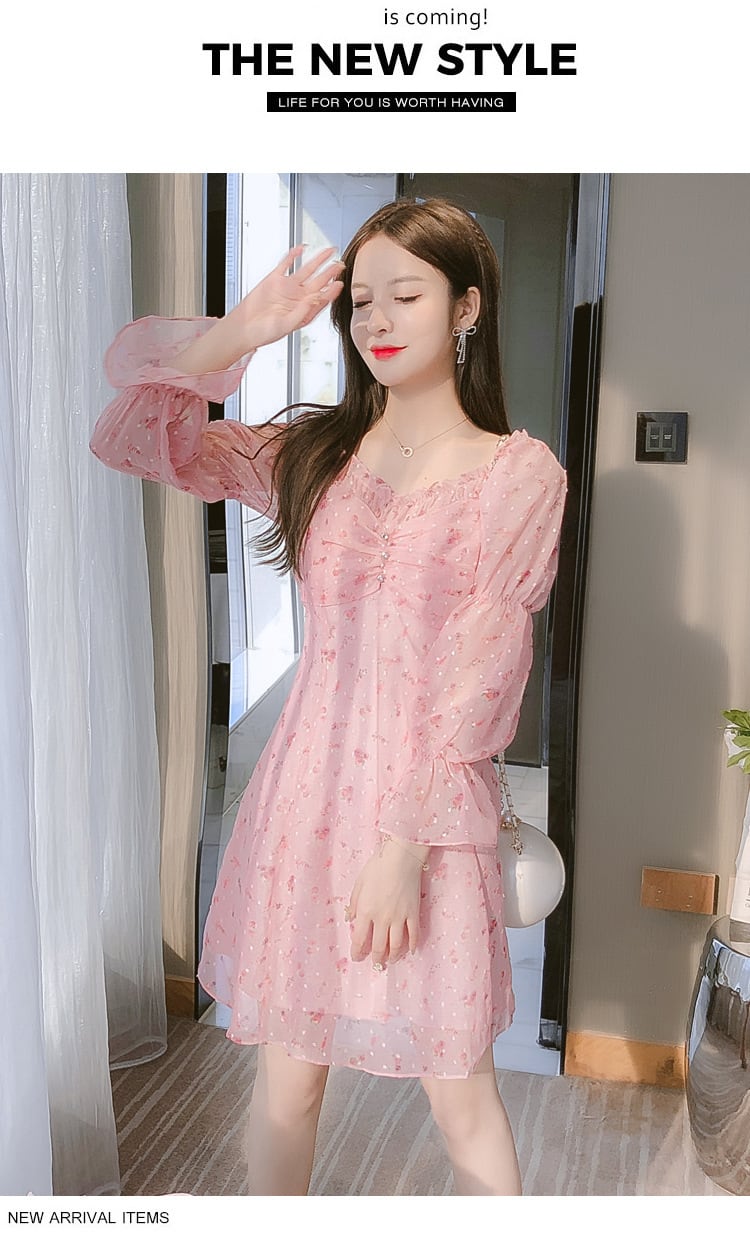 【dress】デートワンピース　M25356
