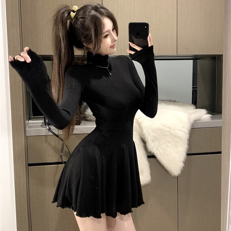 【dress】ハイネックワンピース　M27758