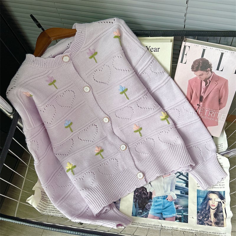 【outer】ニットカーデ　M25621