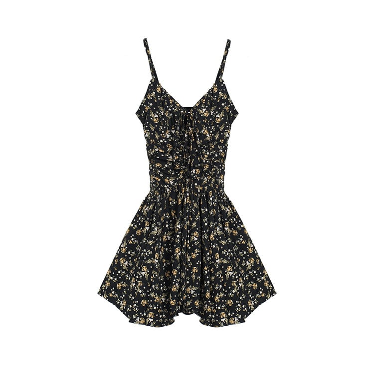 【dress】花柄キャミワンピース　M25115