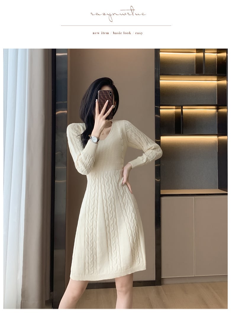 【dress】ニットワンピース　M25515
