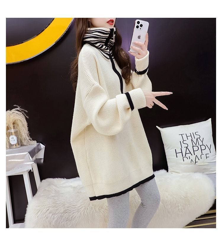 【tops】ハイネックニットセーター　M29160