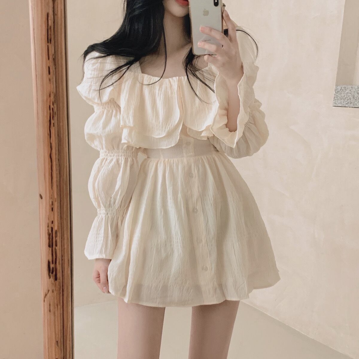 【dress】フリルワンピース　M29428