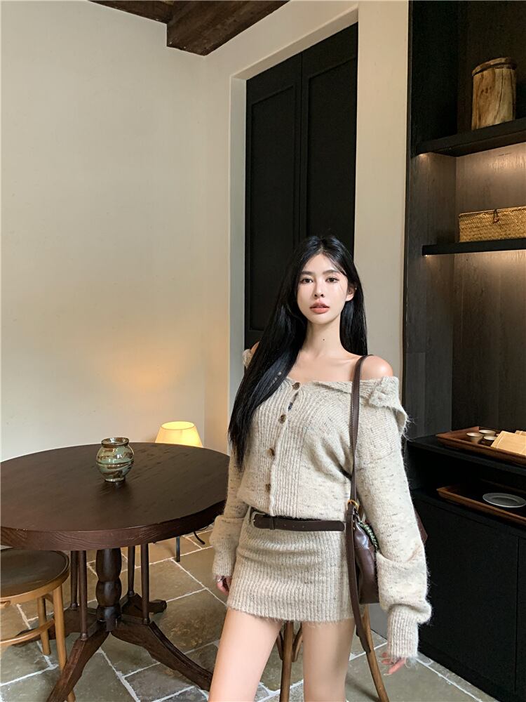 【dress】ニットワンピース　M28335