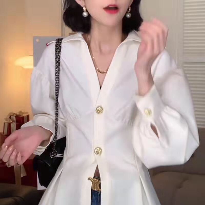 【tops】長袖ブラウスG20338