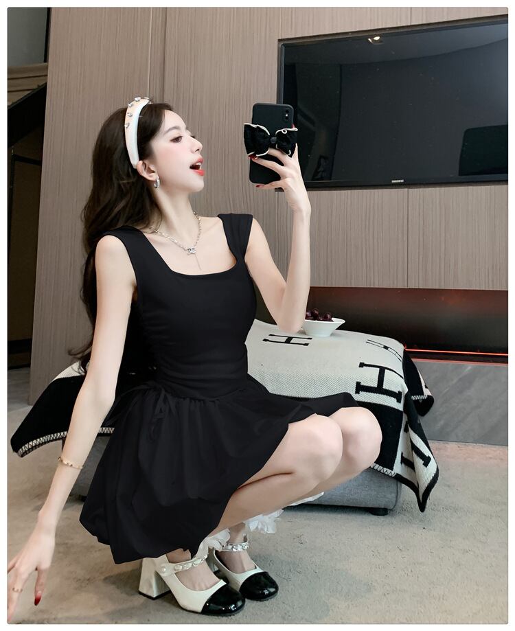 【dress】スクエアネックキャミワンピース G20497