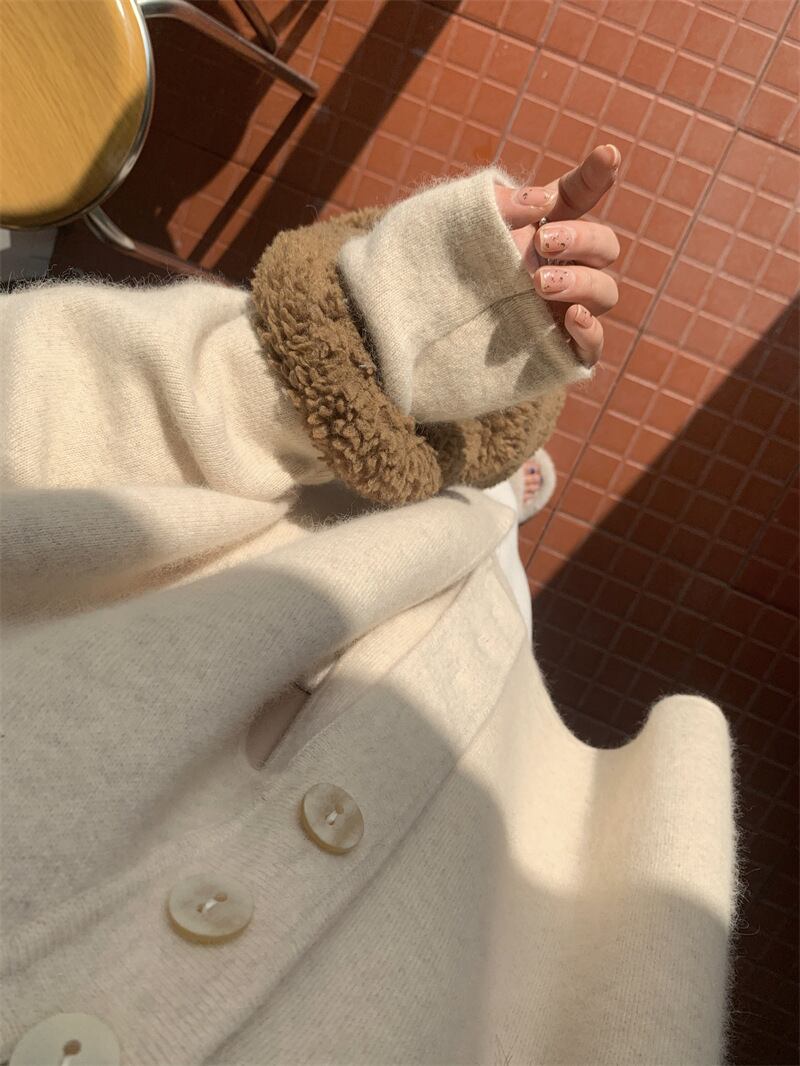 【outer】Vネックニットカーデ　M27161
