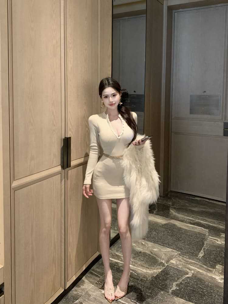 【dress】ニットワンピース　M28545