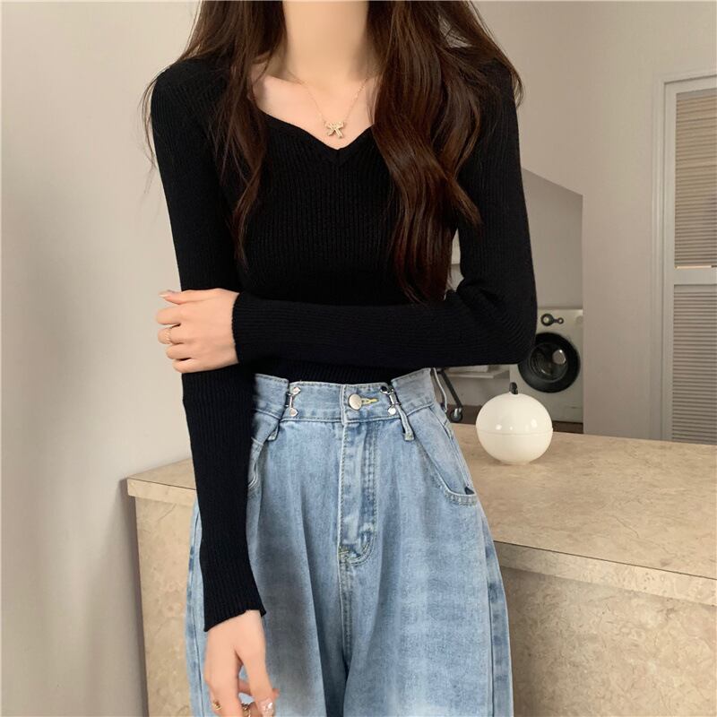【tops】ニットトップス　M28069