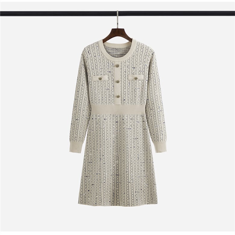【dress】ニットワンピース　M25459
