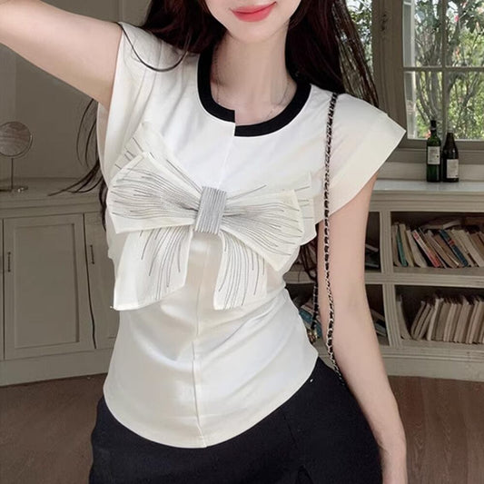 【tops】リボンキャミソールF7050