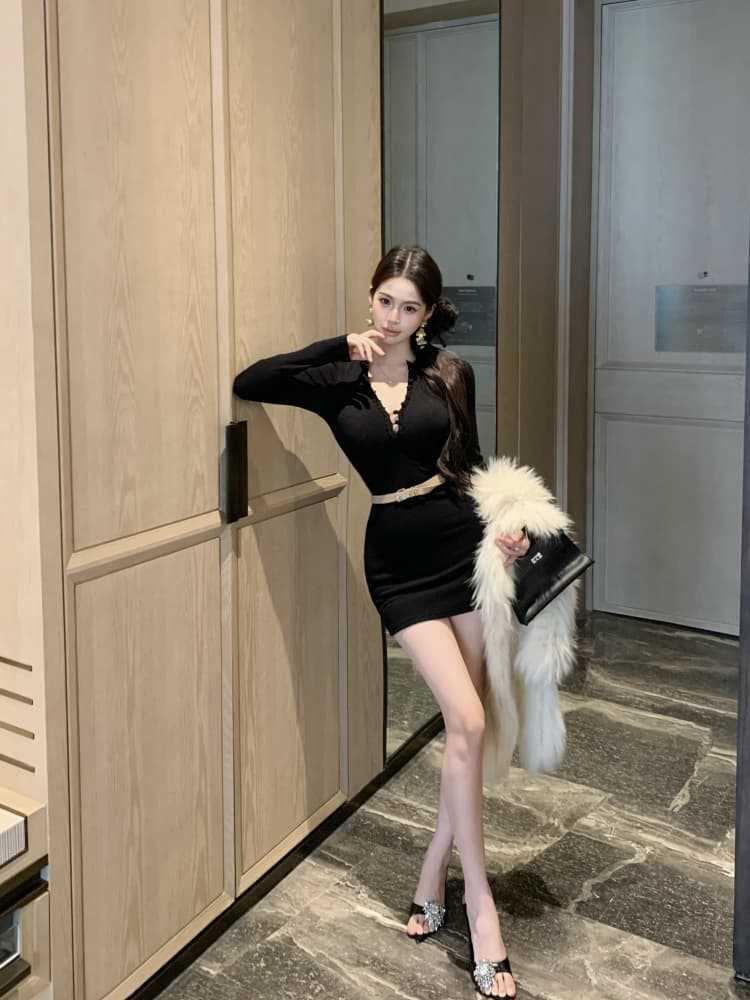 【dress】ニットワンピース　M28545