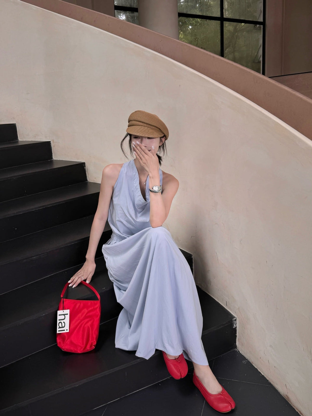 【dress】バックレスワンピース　M24358