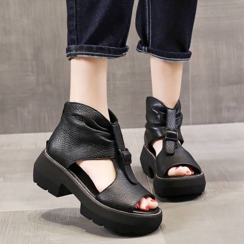 【Shoes】チャンキーヒールサンダル K0131