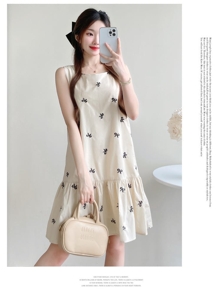 【dress】ノースリーブワンピース　M24645