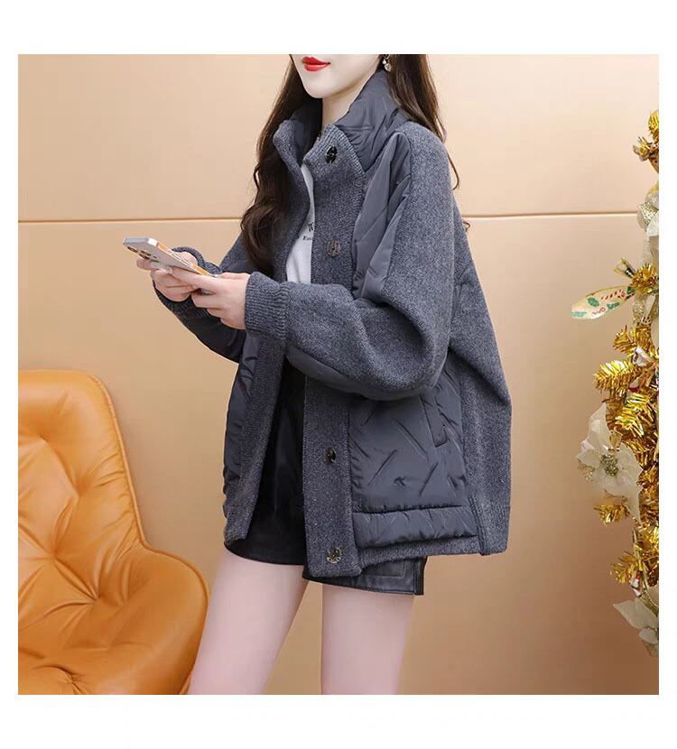 【outer】ニットドッキングアウター 　M29189