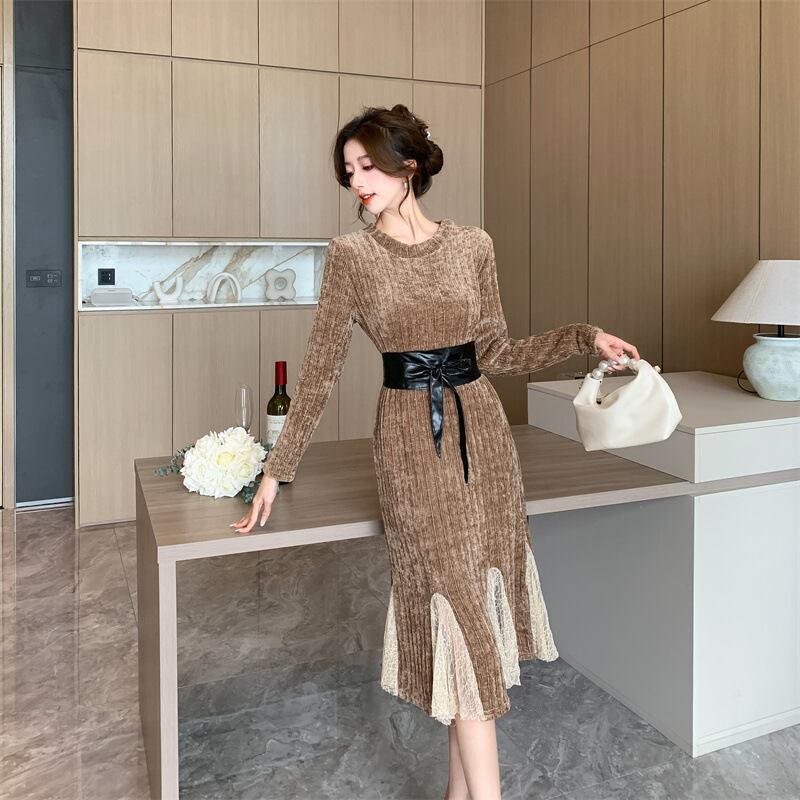 【dress】マーメイドワンピース　M19087