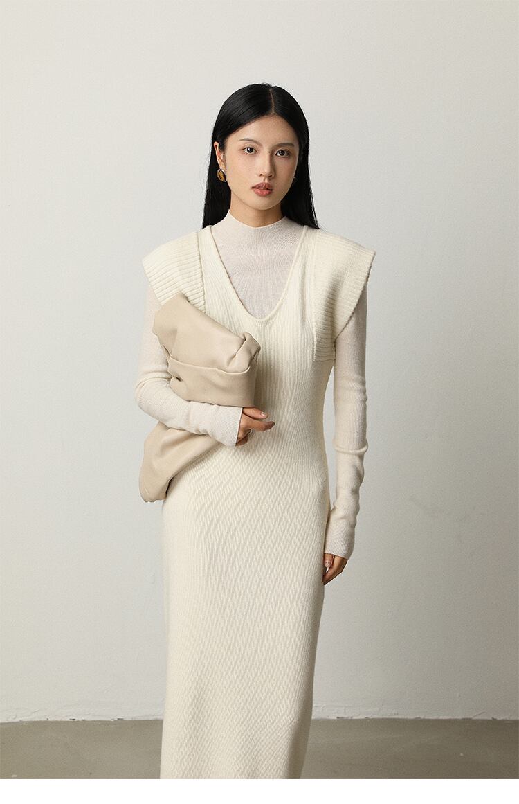 【dress】ノースリーブニットワンピース　N2809