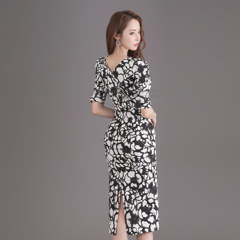 【dress】プリントワンピース　M23961