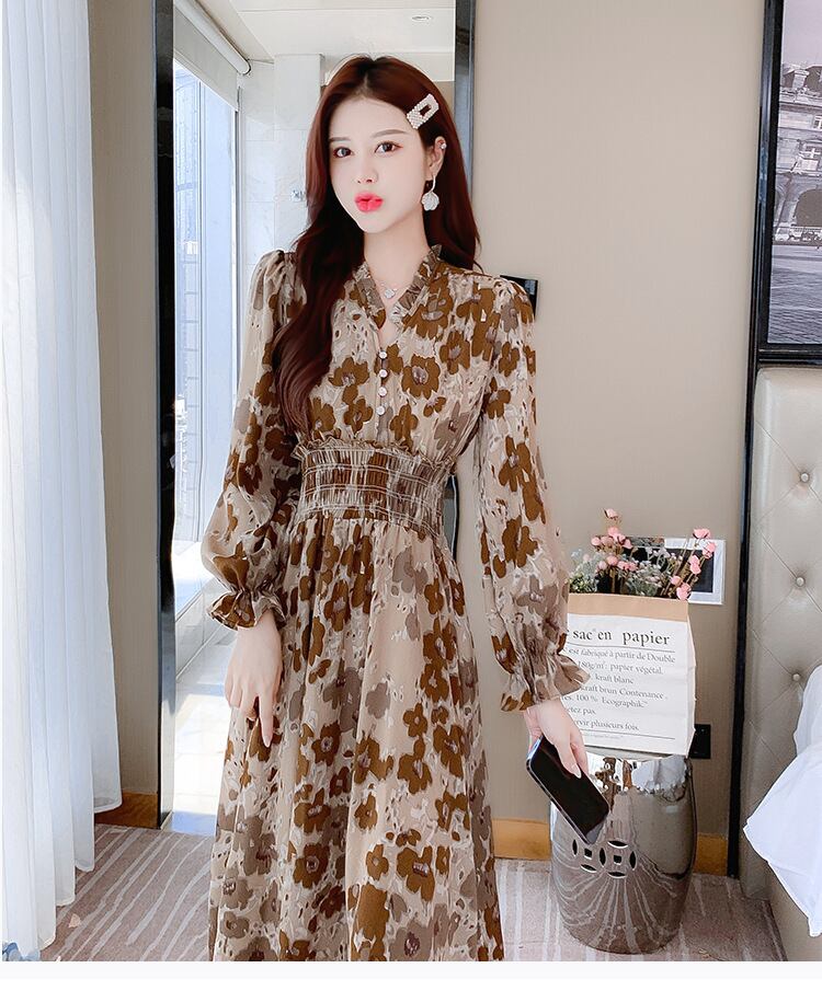 【dress】プリントワンピース　M18991