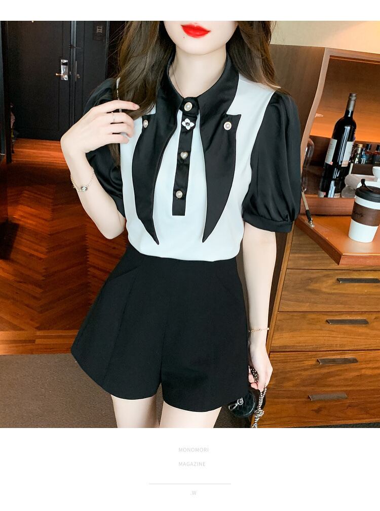 【tops】高級感ブラウストップス G20728