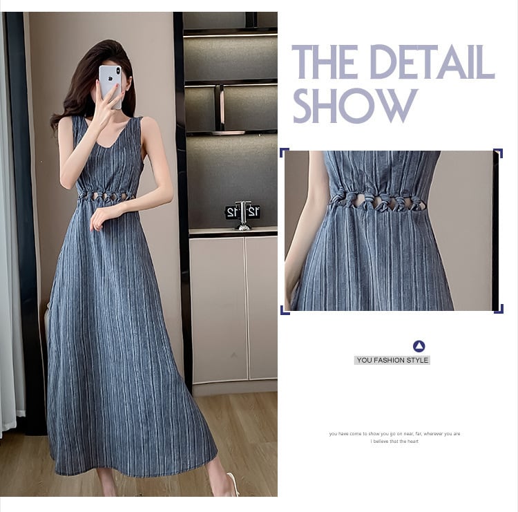 【dress】ノースリーブワンピース　M25098