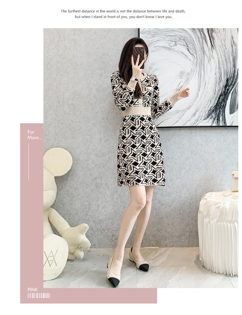 【dress】ニットワンピース　M25508