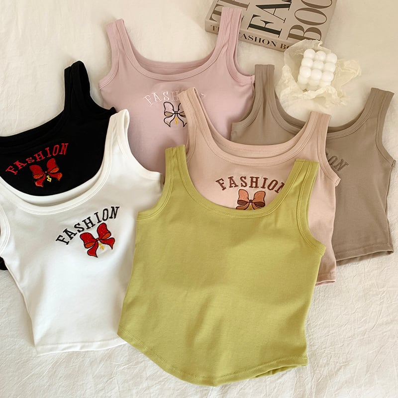 【tops】プリントキャミソール　M25085