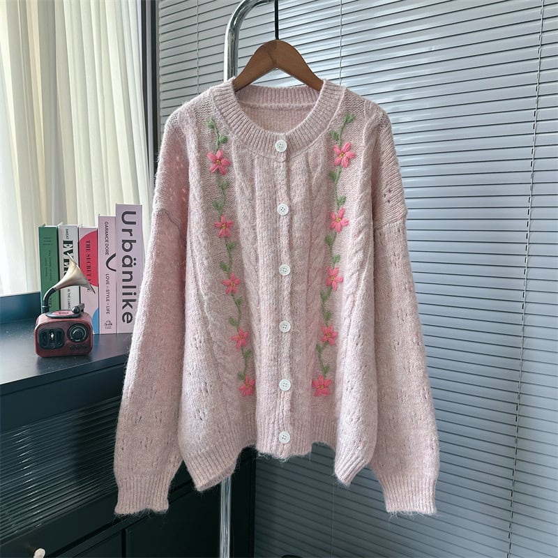 【outer】ニットカーデ　M25645