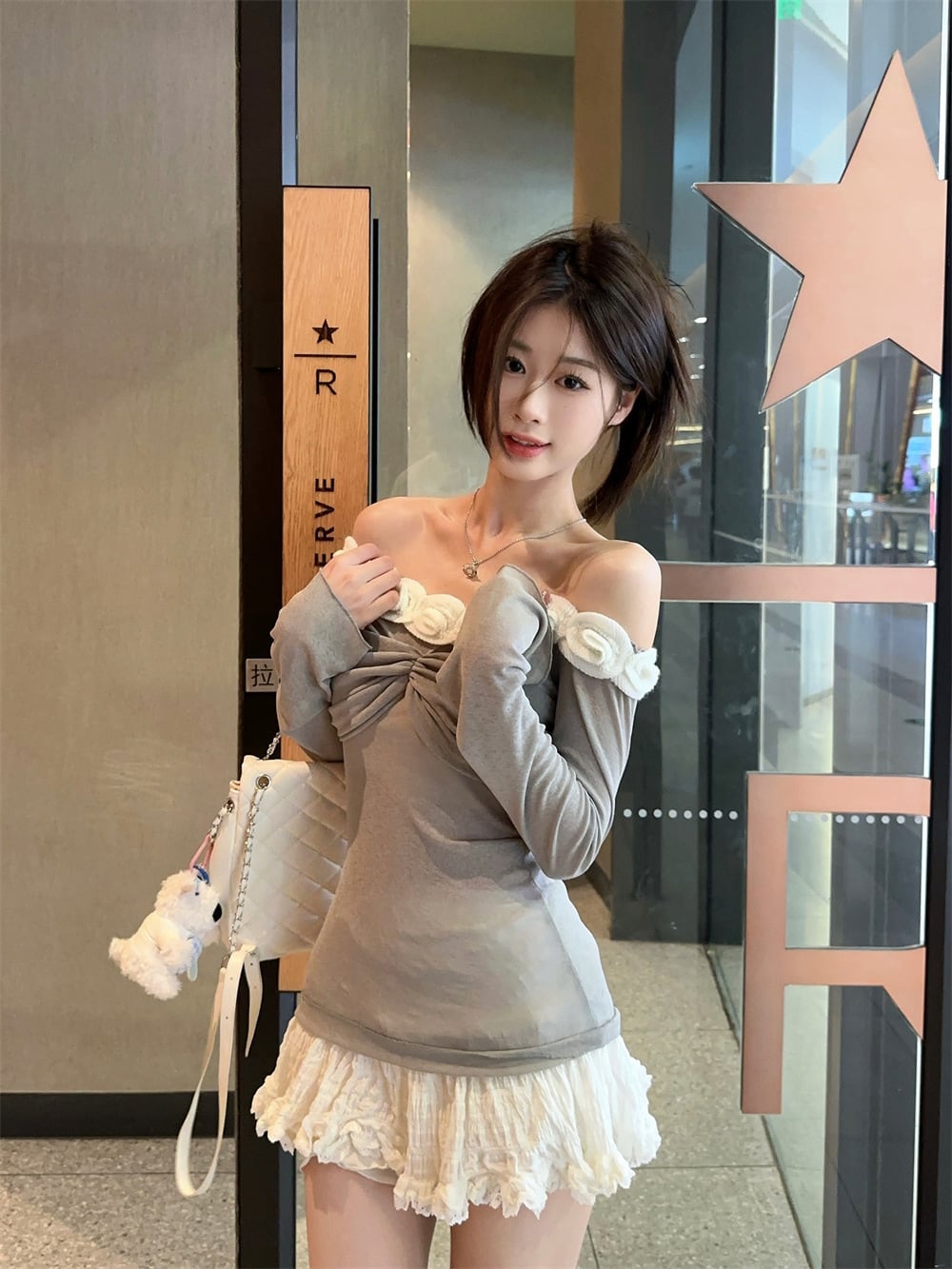【tops】立体フラワートップス　M25541
