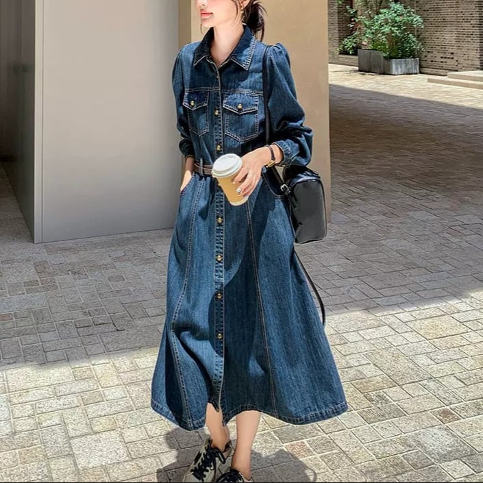 【dress】デニムワンピース　M29725