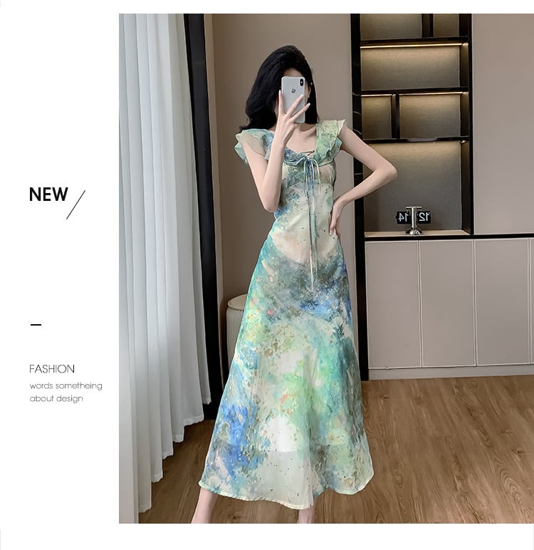 【dress】フリルワンピース　M25147