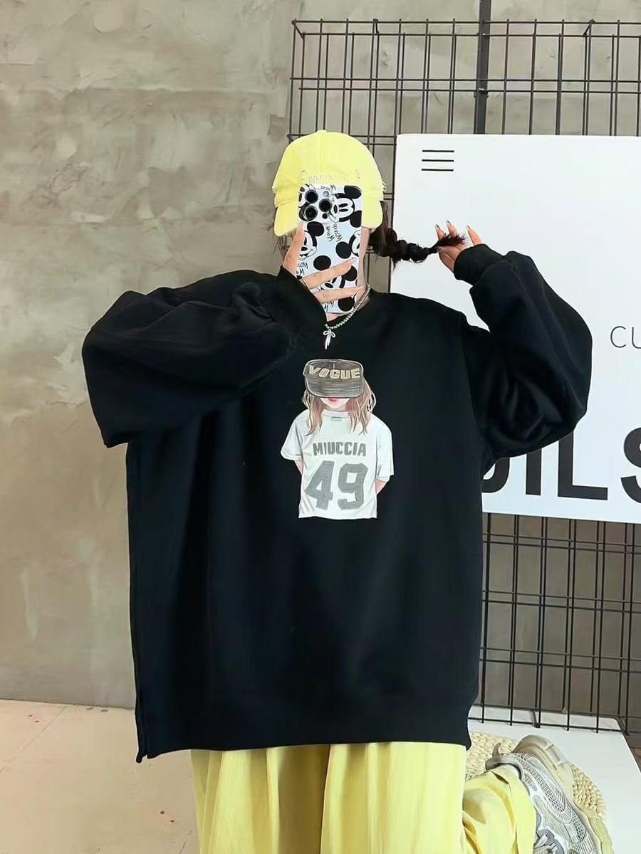 【tops】クルーネックスウェット　M25684
