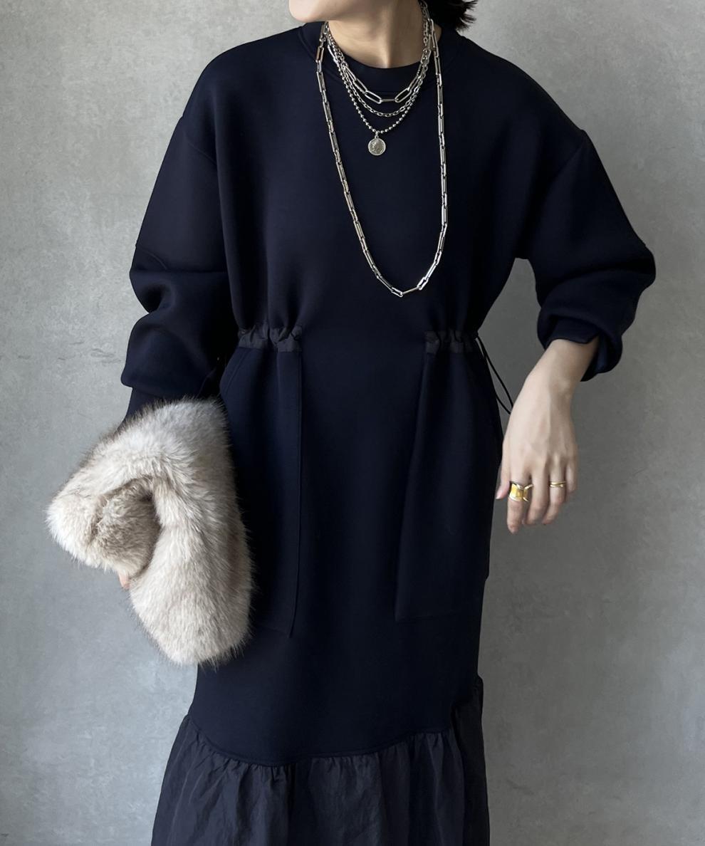 【dress】フレアドッキングカジュアルワンピース　N2899