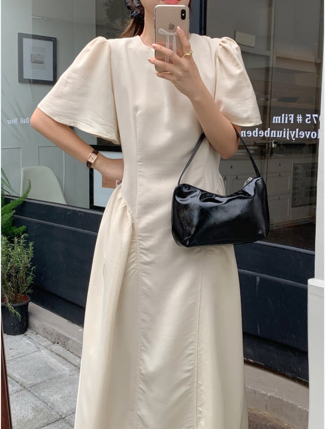 【dress】無地ワンピース　M24048