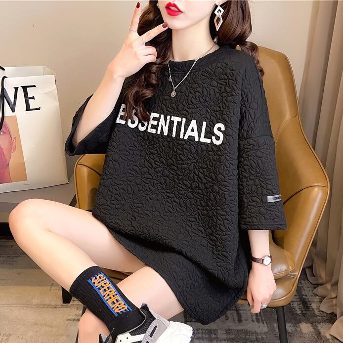 【tops】ファッション気質満点今季マストバイ トップスルーズ半袖INS風レディースTシャツ G9007