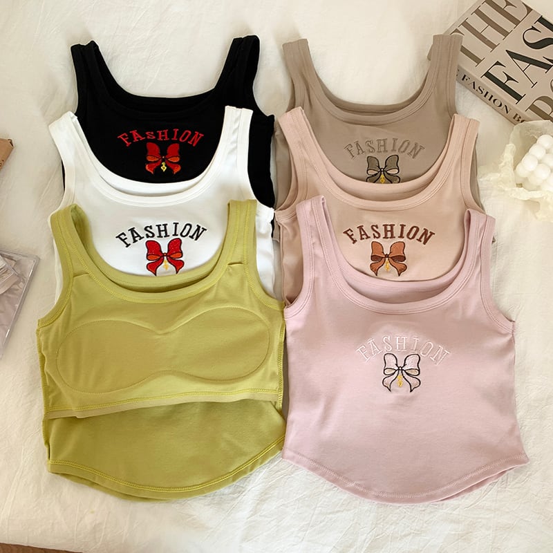 【tops】プリントキャミソール　M25085