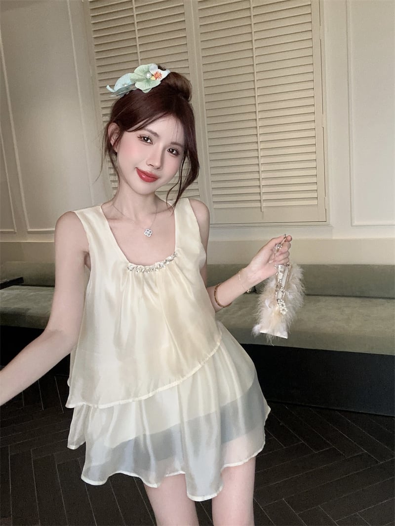 【tops】ノースリーブトップス　M24634