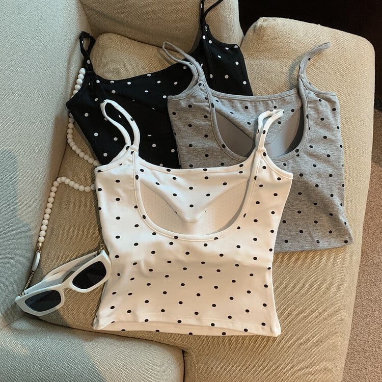 【【tops】カップ付きキャミソール　M23977