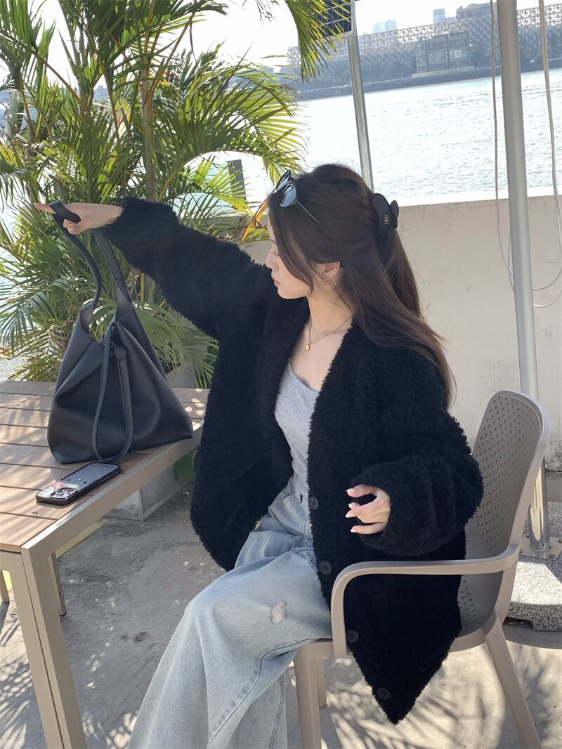 【outer】ラムズウールコート　M27353