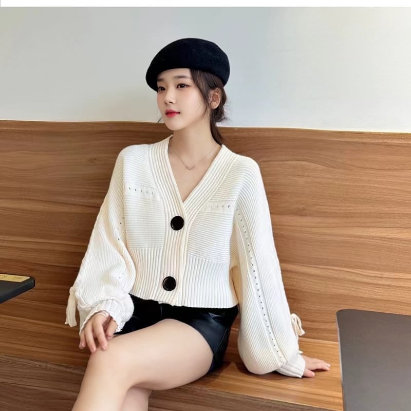 【outer】ニットカーデ　M27152