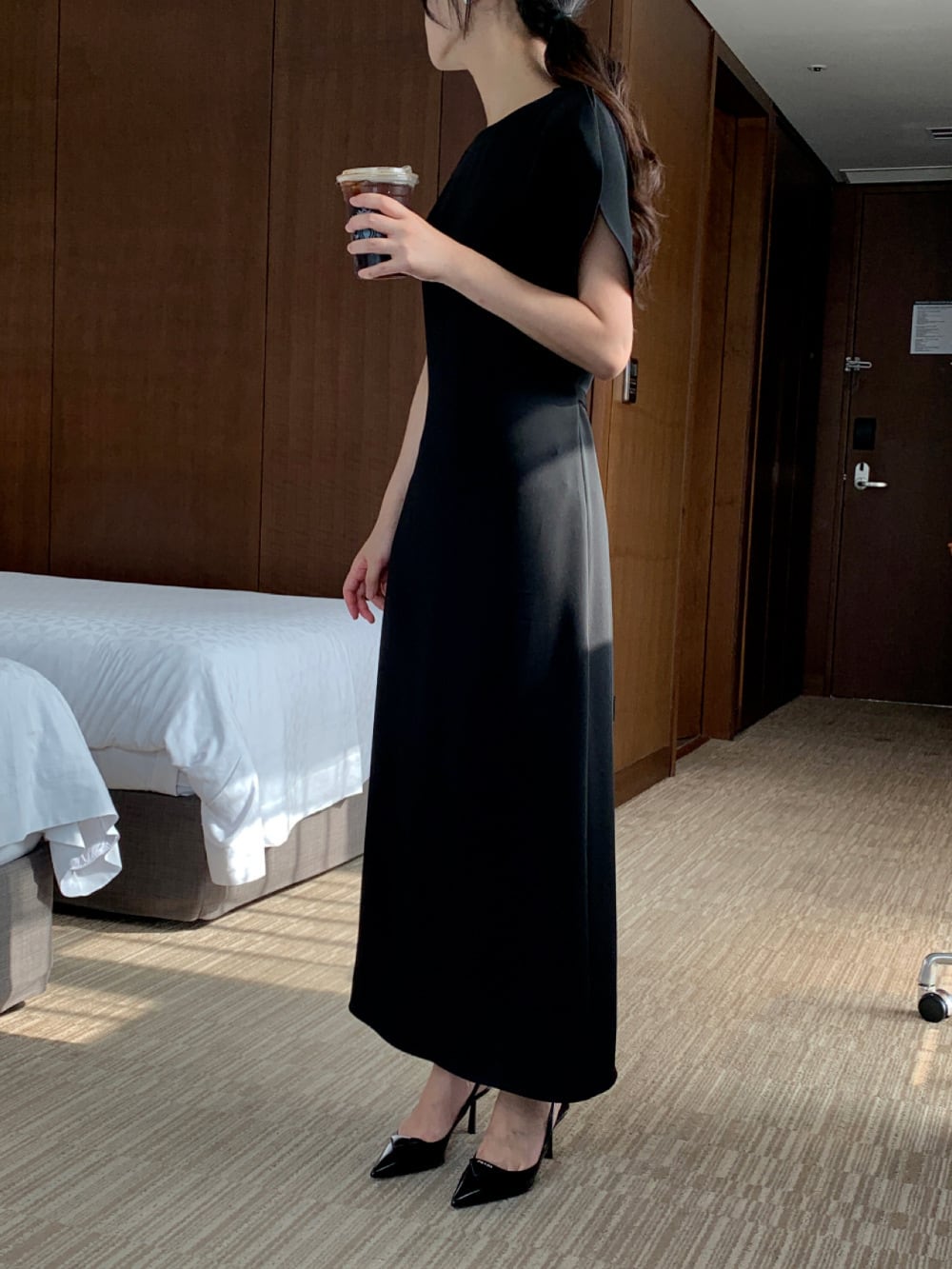 【dress】無地ワンピース　M24728