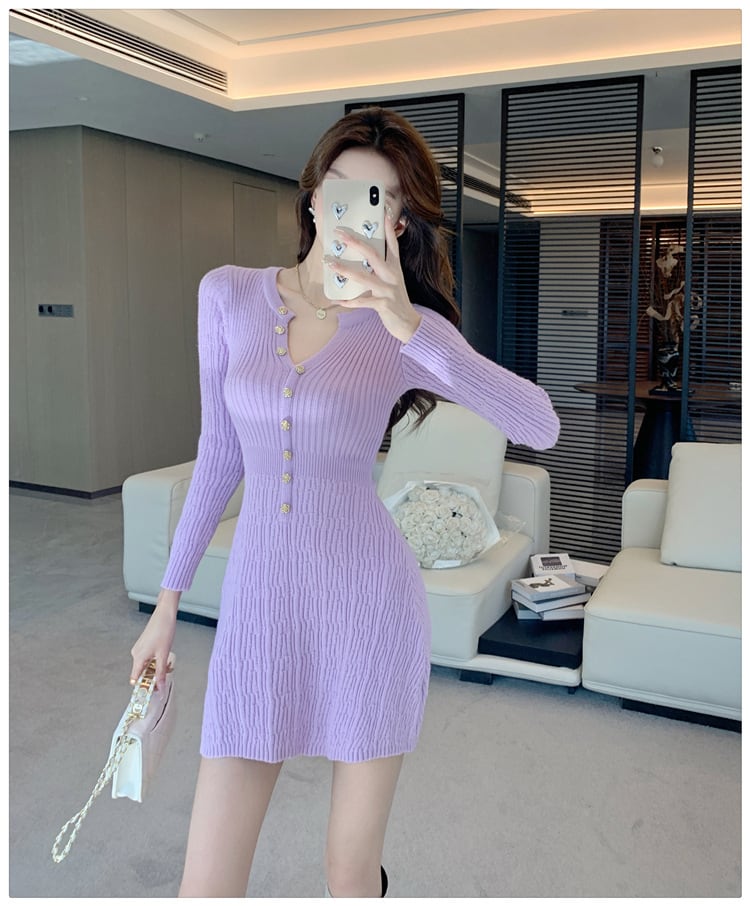【dress】ニットワンピース　M28239