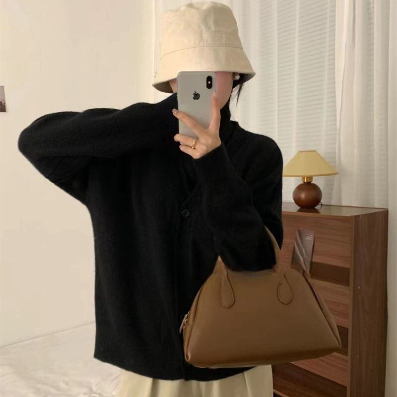 【set】ニットカーデ×ニットプルオーバーセット　M18676
