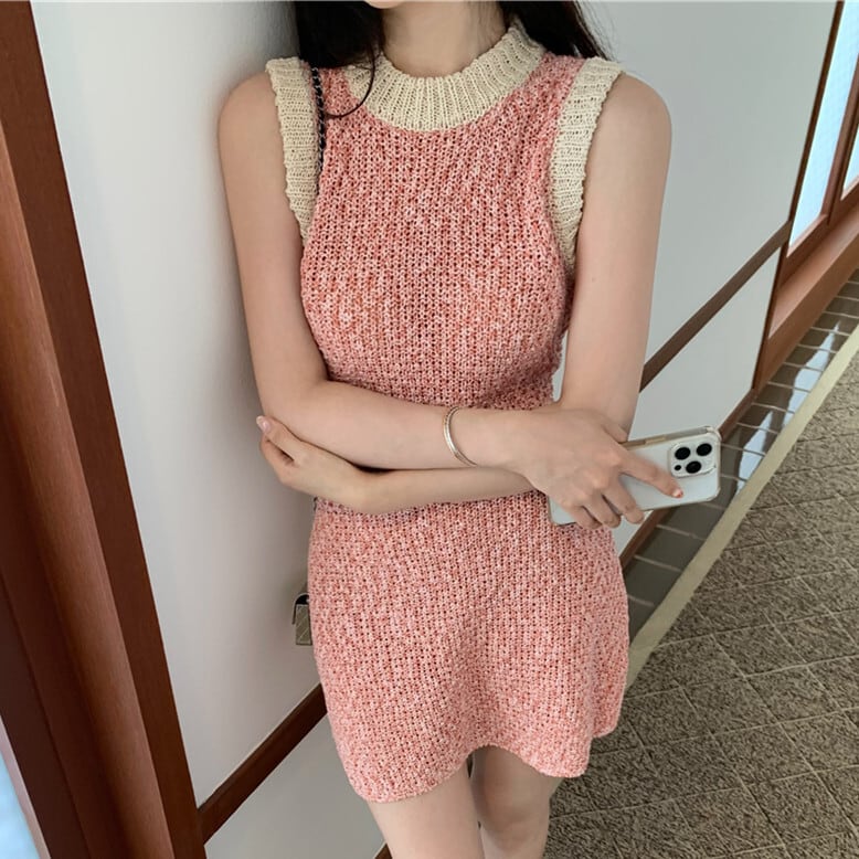 【dress】ノースリーブワンピース　M24137