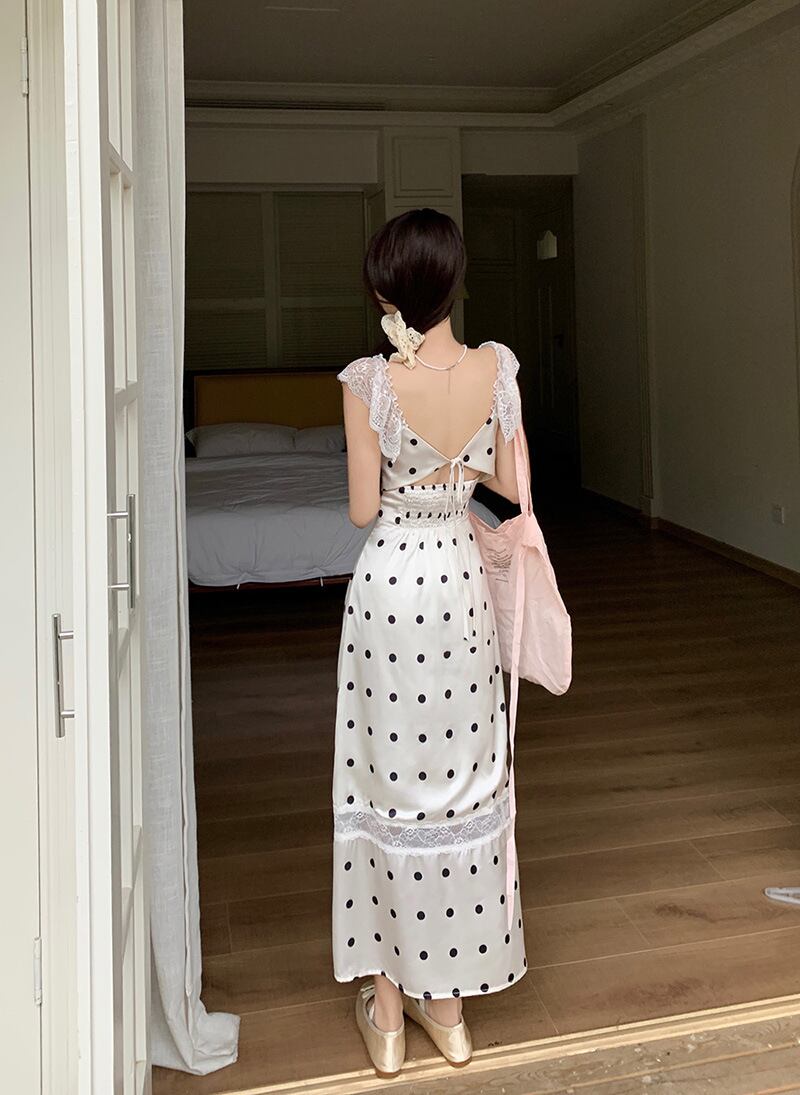 【dress】レースキャミワンピース G20425